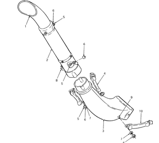 Discharge Chute Ii Diagram and Parts List for 313 190100 Cub Cadet Lawn Tractor